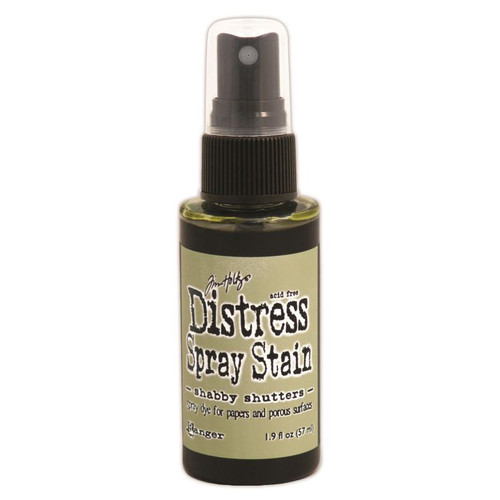 Tim Holtz Distress Spray Stain 1.9oz-Shabby Shutters - TSS-42488 - 789541042488