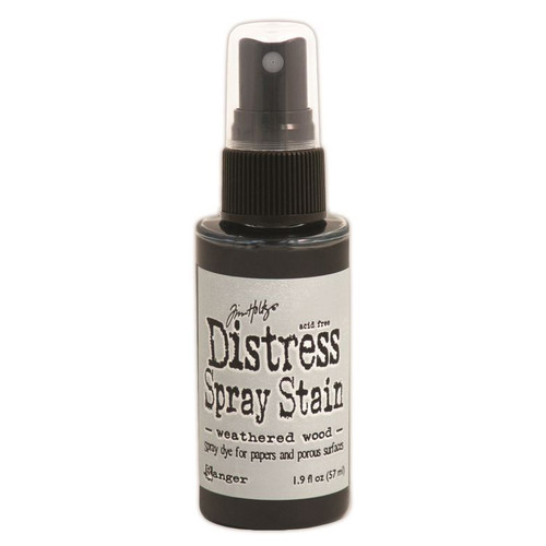 Tim Holtz Distress Spray Stain 1.9oz-Weathered Wood - TSS-42617 - 789541042617