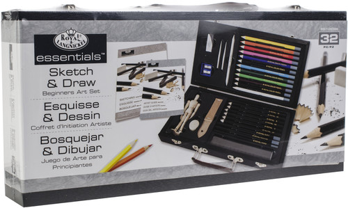 Royal & Langnickel(R) Artist Set For Beginners-Sketching & Drawing DS3000