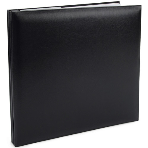 Pioneer Leatherette Post Bound Album 12"X12"-Black MB10-60213 - 023602602137