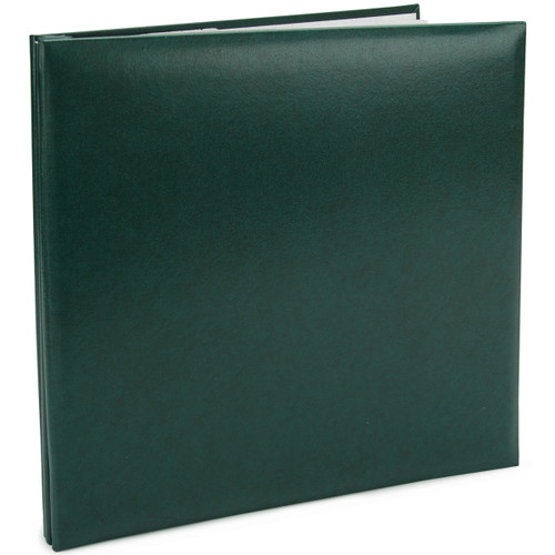Pioneer Leatherette Post Bound Album 12"X12"-Green - MB10-60099 - 023602600997