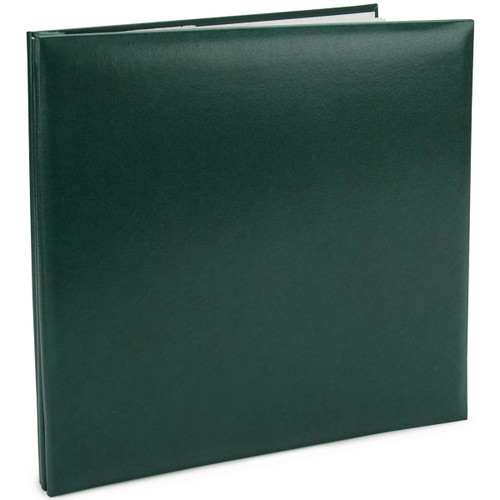 Pioneer Leatherette Post Bound Album 12"X12"-Green MB10-60099 - 023602600997