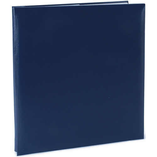 Pioneer Leatherette Post Bound Album 8.5"X11"-Navy - MB811-60112 - 023602601123