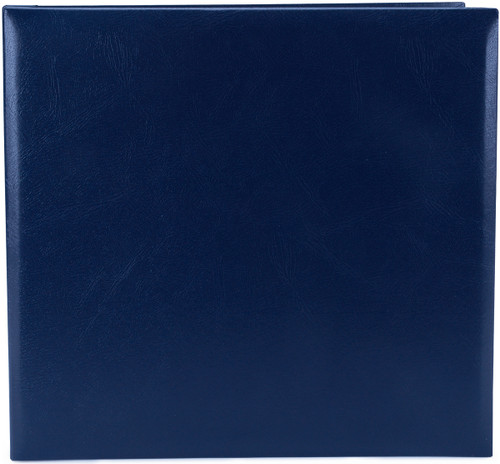 Pioneer Leatherette Post Bound Album 12"X12"-Navy - MB10-60100 Pioneer Leatherette Post Bound Album 12"X12"-Navy - MB10-60100