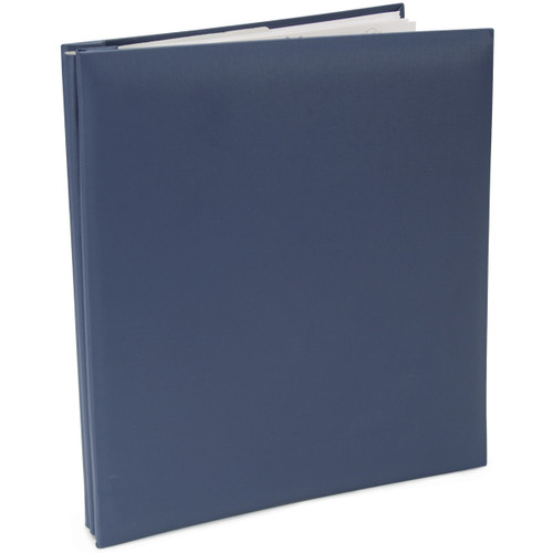 Pioneer Leatherette Post Bound Album 8.5"X11"-Bay Blue MB811-60146 - 023602601468