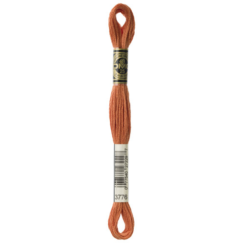 12 Pack - DMC 6-Strand Embroidery Cotton 8.7yd-Light Mahogany - 117-3776 - 077540272297