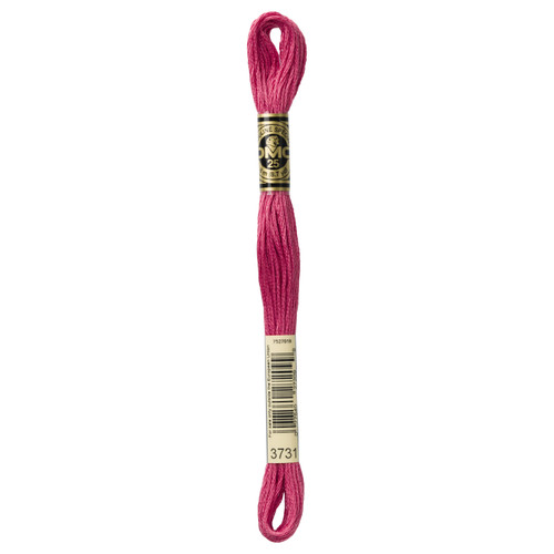 12 Pack - DMC 6-Strand Embroidery Cotton 8.7yd-Very Dark Dusty Rose - 117-3731 - 077540272099