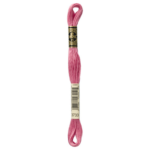 12 Pack - DMC 6-Strand Embroidery Cotton 8.7yd-Dusty Rose - 117-3733 - 077540272105