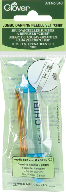 Clover Chibi Tapestry Needle Set-Jumbo 2/Pkg - 340 - 051221356315