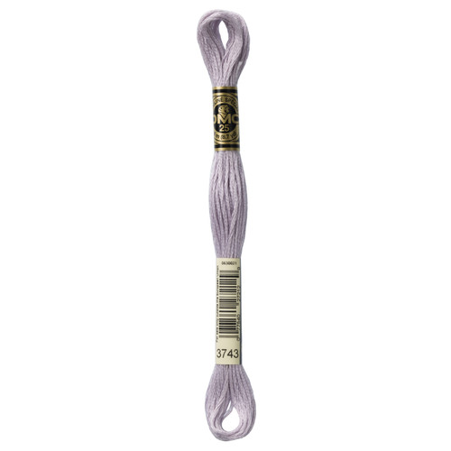 12 Pack - DMC 6-Strand Embroidery Cotton 8.7yd-Very Light Antique Violet - 117-3743 - 077540272129