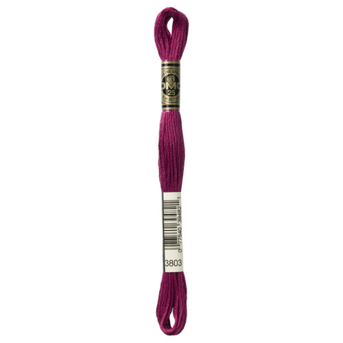 12 Pack - DMC 6-Strand Embroidery Cotton 8.7yd-Medium Dark Mauve - 117-3803 - 077540394821