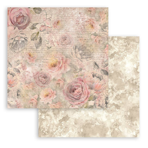 Stamperia Double-Sided Paper Pad 12"X12" 10/Pkg-Shabby Rose, 10 Designs/1 Each SBBL12