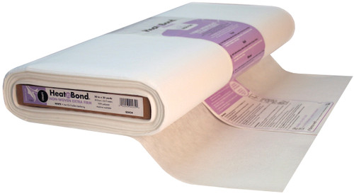 HeatnBond Craft Extra Firm Fusible Interfacing-White 20"X25yd - Q2434 - 000943924340