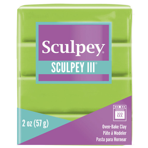 Sculpey III Oven-Bake Clay 2oz-Granny Smith S302-1629 - 715891162927