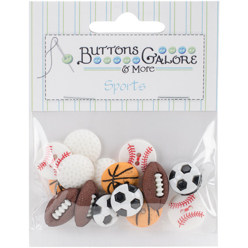 Buttons Galore Button Theme Pack-Lets Play Ball - BTP-4070 - 840934088077