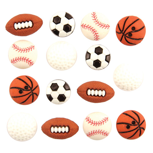 Buttons Galore Button Theme Pack-Lets Play Ball - BTP-4070