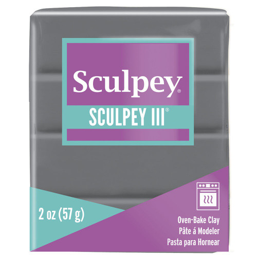 Sculpey III Oven-Bake Clay 2oz-Elephant Gray S302-1645 - 715891164525