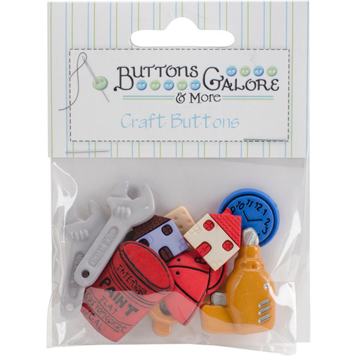 Buttons Galore Theme Buttons-Handyman - BGTB-4138 - 840934086219