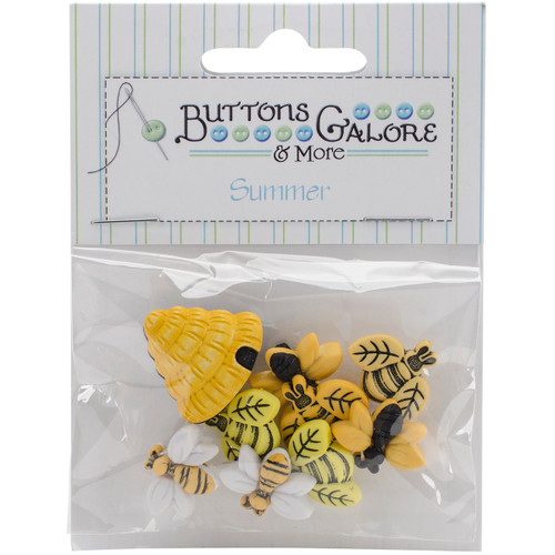 Buttons Galore Button Theme Pack-Buzzin Around BTP-4253 - 840934099769