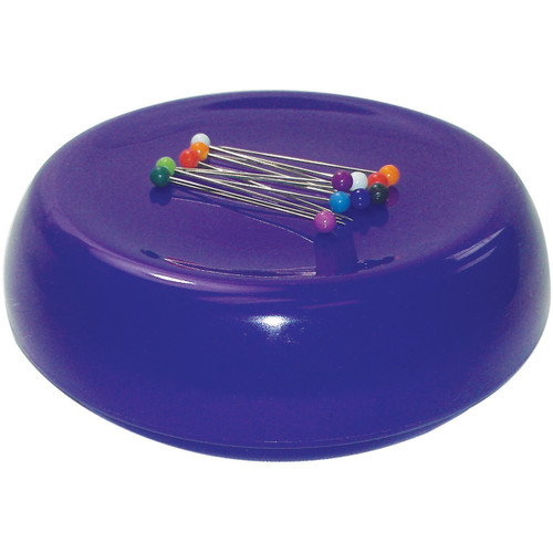 Grabbit Magnetic Pincushion W/50 Pins-Purple - 1272