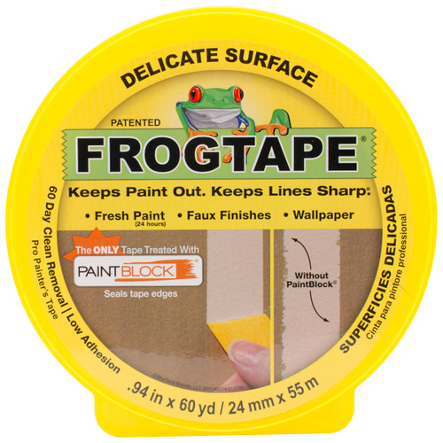 FrogTape Delicate Surface Painter's Tape-.94"X60yd - 280220 - 075353059746