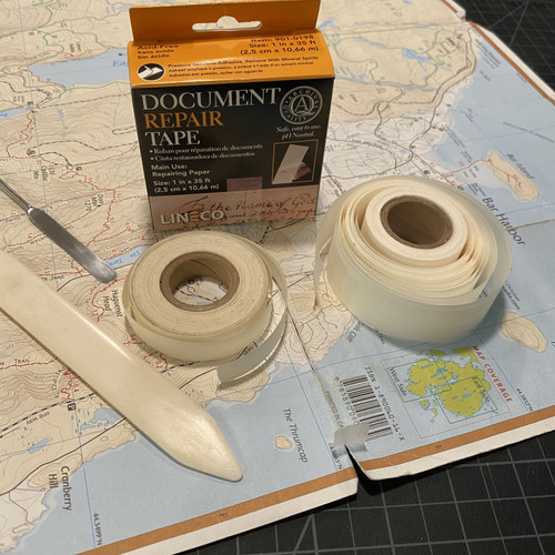 Lineco Self-Adhesive Book Mending Tissue-Transparent .5"X12' - 5330017M Lineco Self-Adhesive Book Mending Tissue-Transparent .5"X12' - 5330017M