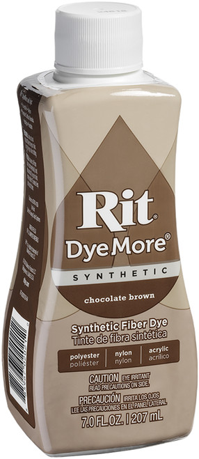 Rit Dye More Synthetic 7oz-Chocolate Brown - 020-21 Rit Dye More Synthetic 7oz-Chocolate Brown - 020-21