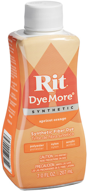 Rit Dye More Synthetic 7oz-Apricot Orange 020-65