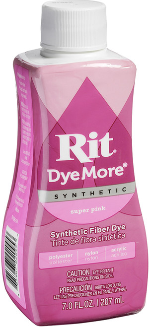 Rit Dye More Synthetic 7oz-Super Pink 020-95