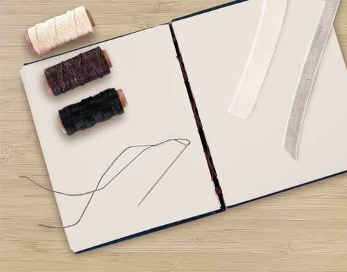 Lineco Waxed Linen 5 Ply Thread 3/Pkg-Natural, Brown, Black; 20yds Each - BBHM891 Lineco Waxed Linen 5 Ply Thread 3/Pkg-Natural, Brown, Black; 20yds Each - BBHM891