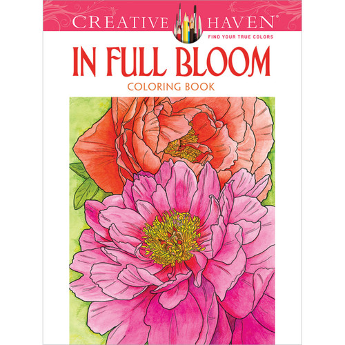 Creative Haven: In Full Bloom Coloring Book-Softcover B6494531