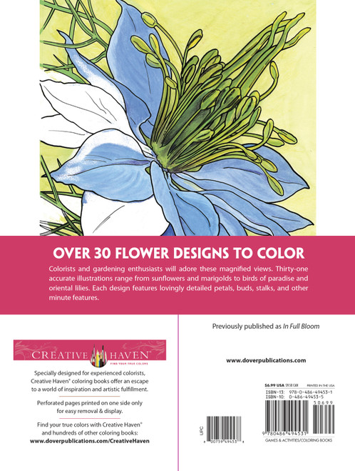 Creative Haven: In Full Bloom Coloring Book-Softcover - B6494531