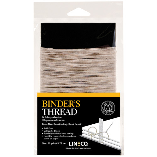 Lineco Binder's Thread 50 Yards-Irish Linen 4020050 - 099295532556
