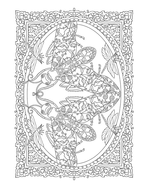 Creative Haven: Incredible Insect Design Coloring Book-Softcover - B6494999 Creative Haven: Incredible Insect Design Coloring Book-Softcover - B6494999