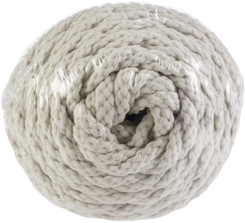 Bonnie Macrame Craft Cord 4mmX100yd-Lamb's Wool BB4100-130