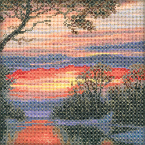 RTO Counted Cross Stitch Kit 6"X6"-Morning (18 Count) -C111