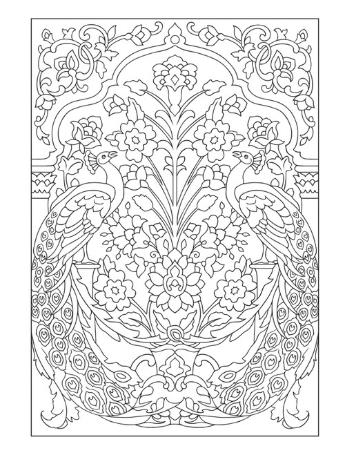 Creative Haven: Peacock Designs Coloring Book-Softcover - B6779966 Creative Haven: Peacock Designs Coloring Book-Softcover - B6779966