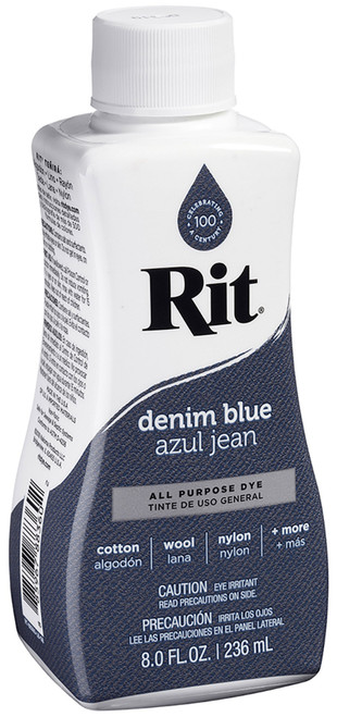 Rit Dye Liquid 8oz-Denim Blue 8-36