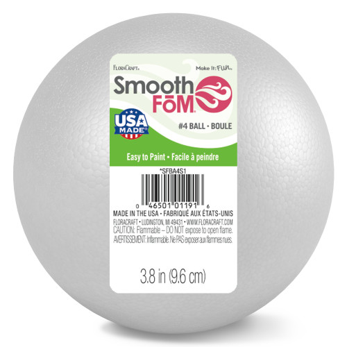 FloraCraft SmoothFoM Ball-3.8" - SFBA4S1 - 046501011916