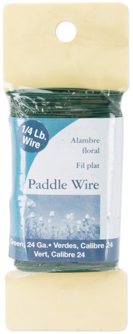 Panacea Paddle Wire 24 Gauge 4oz-Green - 522400 - 093432522400