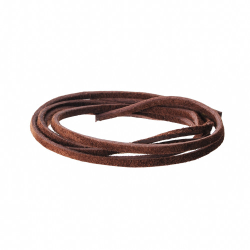 Realeather(R) Crafts Sof-Suede Lace 3/32"X2yd-Chocolate - SPS02-2003
