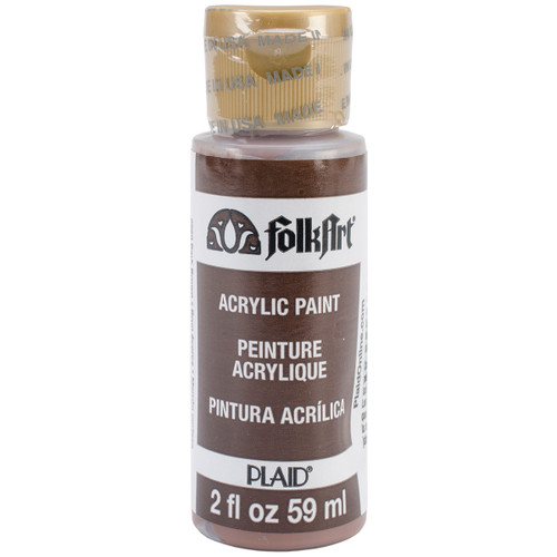 FolkArt Acrylic Paint 2oz-Bark Brown - FA-2560 - 028995025600