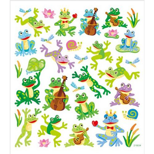 Sticker King Stickers-Frog Fun SK129MC-4915 - 679924491517