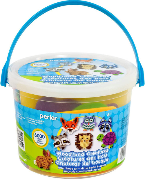 Perler Fused Bead Bucket Kit-Woodland Creatures - 80-42923 Perler Fused Bead Bucket Kit-Woodland Creatures - 80-42923
