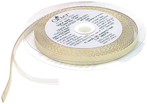 Clover Quick Bias Fusible Bias Tape .25"X11yd-Gold Lame' - 700-G Clover Quick Bias Fusible Bias Tape .25"X11yd-Gold Lame' - 700-G