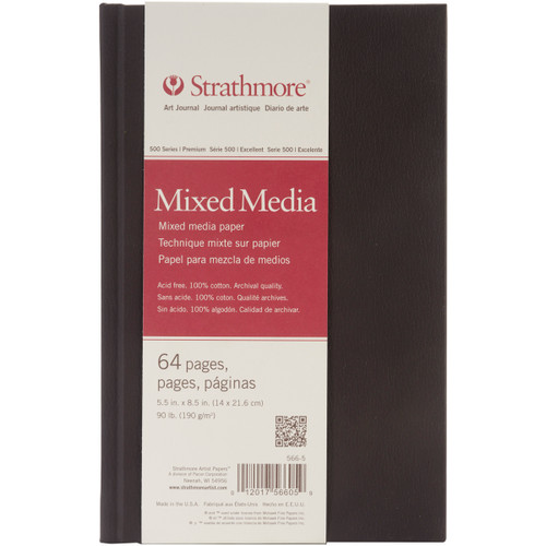 Strathmore Mixed Media Art Journal 5.5"X8.5"-32 Sheets - 62566500 - 012017566059