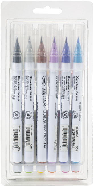 Kuretake ZIG Clean Color Real Brush Markers-12/Pkg RB600012