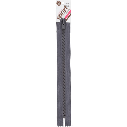 Coats Sport Closed Bottom Zipper 9"-Stone - F45 9-630 - 073650846182