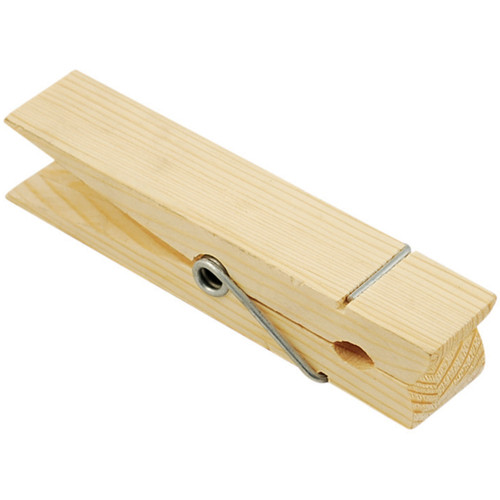 Multicraft Wood Jumbo Clothespin-Natural 5.875" 1/Pkg CW620 - 775749129922