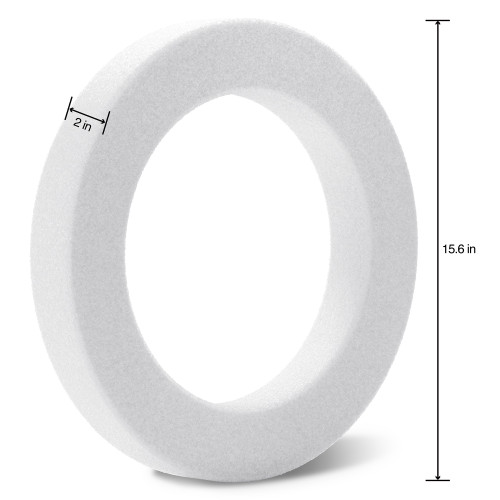 FloraCraft CraftFoM Wreath Bulk Pack-15.6"X2" - W16WU/6 FloraCraft CraftFoM Wreath Bulk Pack-15.6"X2" - W16WU/6